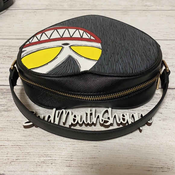 *VOIDEaD Scary Teddy Nightmare Before Christmas Hand Painted Crossbody Purse - Picture 5 of 9